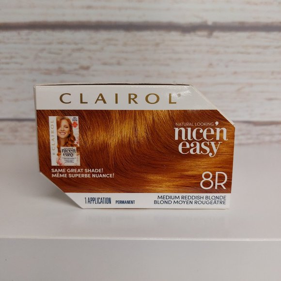 Clairol Nice & Easy Permanent Hair Color 8R Medium Reddish Blonde - Picture 5 of 6